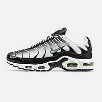 Чоловічі Кросівки Nike Air Max TN Plus White Black Green / Найк Аїр Макс ТН Плюс