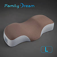 Ортопедична подушка для сну Family Dream розмір L (clothing: M - L) капучино