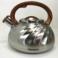 Чайник на плиту Magio MG-1194 / Чайник со свистком для электроплиты / Чайник с LQ-577 индукционным дном