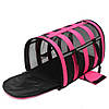Сумка перенесення для котів та собак 48x27x25 см CosmoPet CP-46 L Pink, фото 6