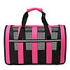 Сумка перенесення для котів та собак 48x27x25 см CosmoPet CP-46 L Pink, фото 3