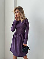 Сукня жіноча із мікровельвета з карманами (Норма), фото 4
