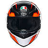 МОТОШОЛОМ ЗАКРИТИЙ AGV K1 S - KRIPTON BLACK/ORANGE, фото 4