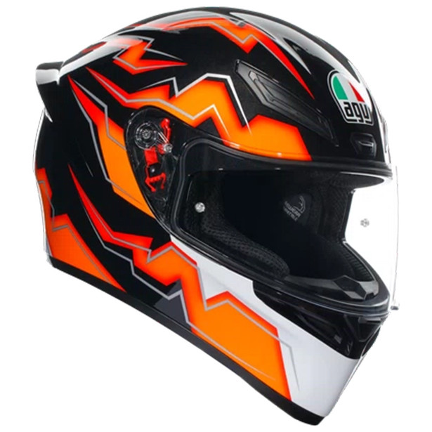 МОТОШОЛОМ ЗАКРИТИЙ AGV K1 S - KRIPTON BLACK/ORANGE