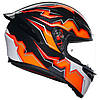 МОТОШОЛОМ ЗАКРИТИЙ AGV K1 S - KRIPTON BLACK/ORANGE, фото 5