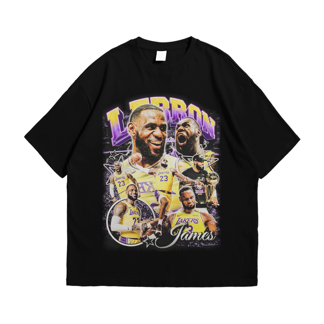 Футболка з принтом баскетбольна Lebron James XL Чорний