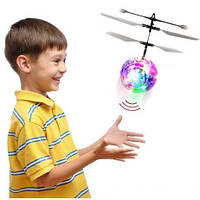Летающий шар мяч ветолёт светящийся сенсор Flying Ball Air led sensor sphere Original size от руки, Топовый