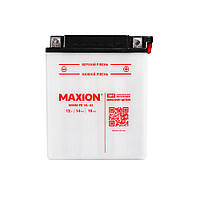 Мото аккумулятор MAXION MXBM-YB14L-A1, кислотный, сухозаряженный с электролитом