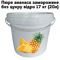 Ананас пюре Fruityland замороженное без сахара ведро 17 кг (20л)