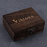Кулон у скандинавському стилі з ланцюжком "Trizyb&Ukrane" від Вікінга + коробка з дерева "Vikings", фото 4