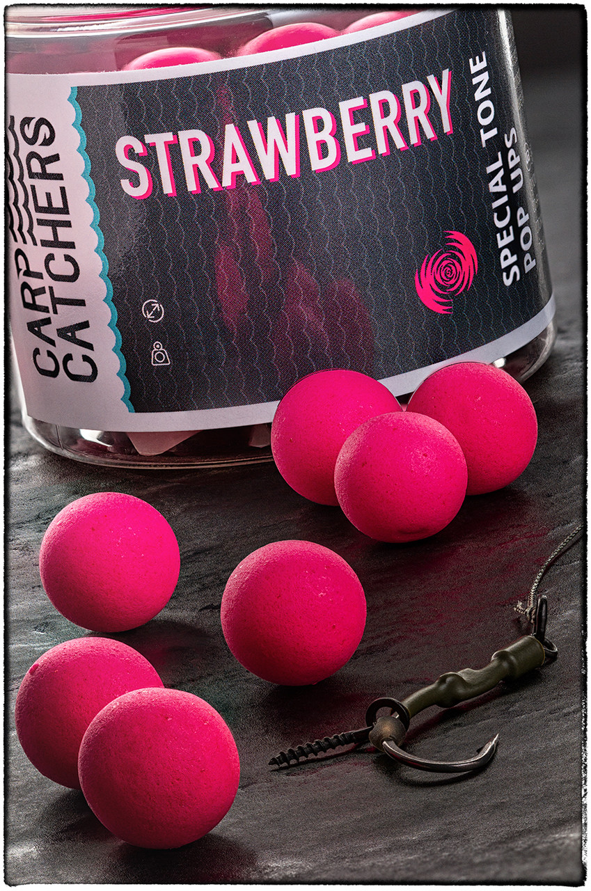 Плаваючі бойли поп-ап Carp Catchers STRAWBERRY SPECIAL TONE 8 мм