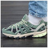 Мужские / женские кроссовки Asics Gel-Sonoma 15-50 Ivy Black, зелёные замшевые кроссовки асикс гель сонома