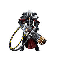 Фигурка из игры Warhammer 40k, Возмездие Адепта Сороритас Аббатиса с тяжелым огнеметом, JOYTOY, подвижная,