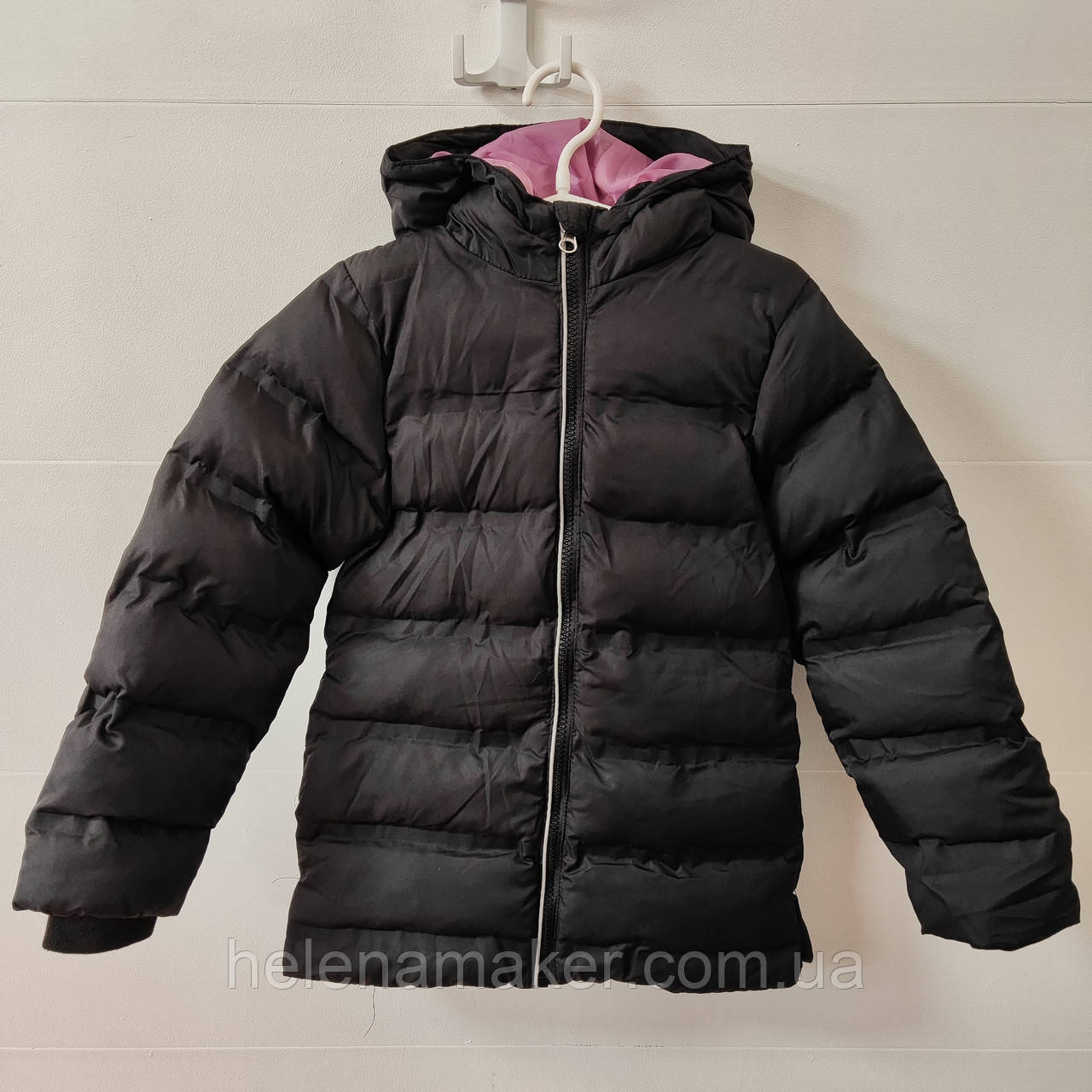 Дитяча весняна курточка для дівчинки чорна Alive 134 - 140 см