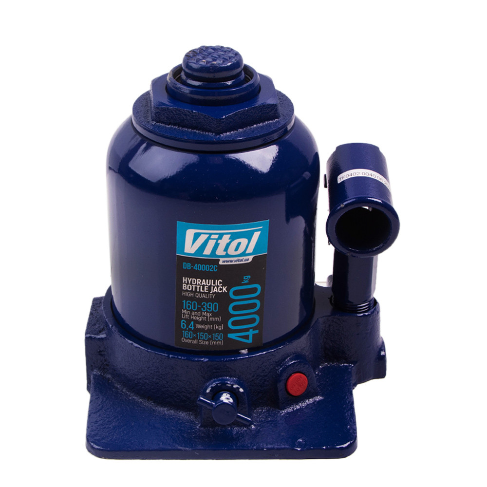 Домкрат гідравлічний двухштоковий 4 т Vitol DB-40002C/TF0402, фото 1