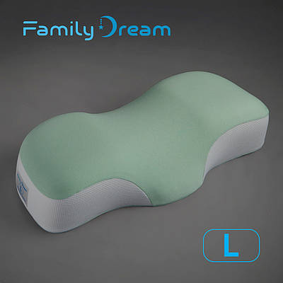 Ортопедична подушка для сну Family Dream® розмір L (clothing: M - L) м'ята