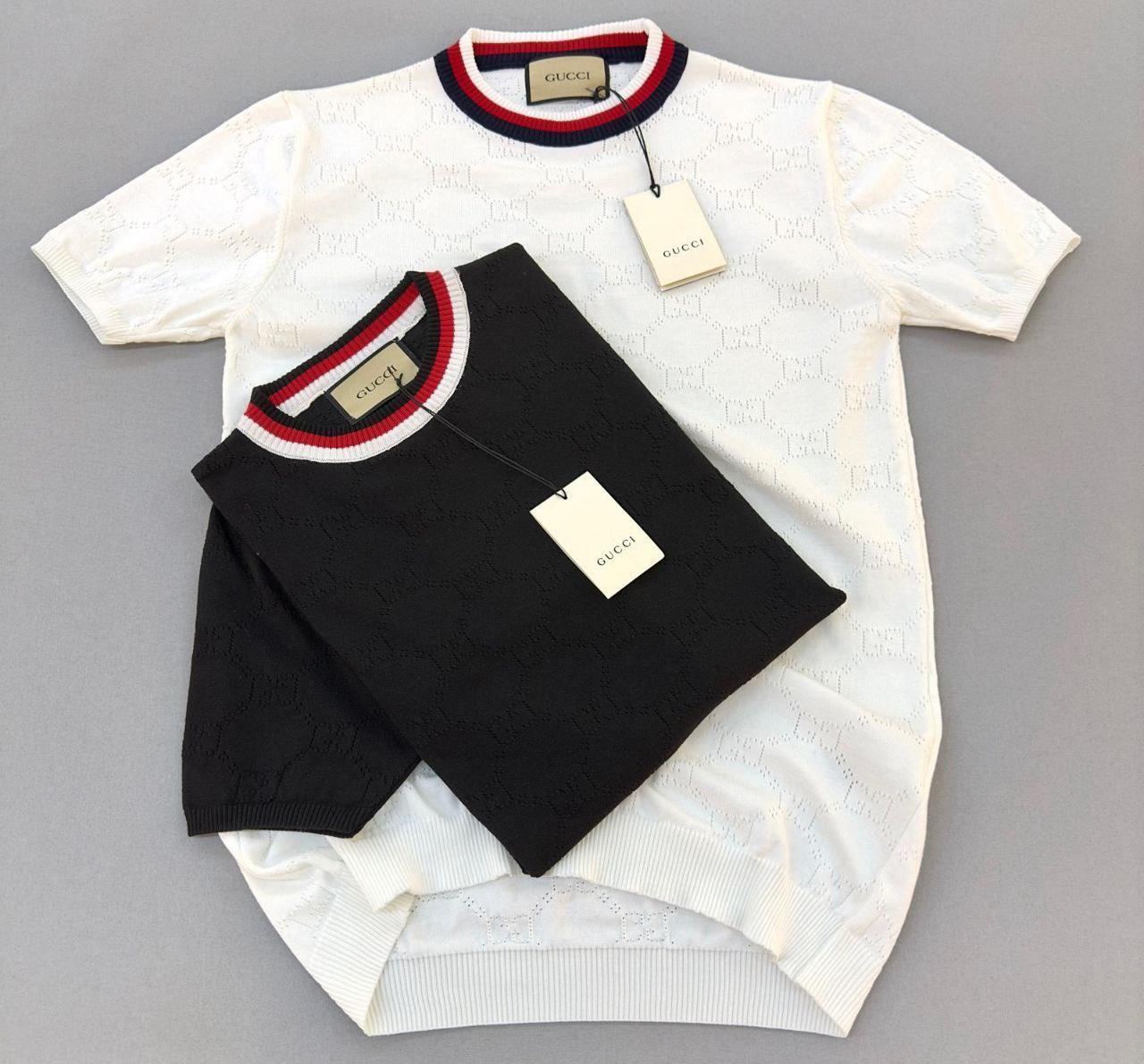 Чоловіча футболка GUCCI CK7587 чорна S, L