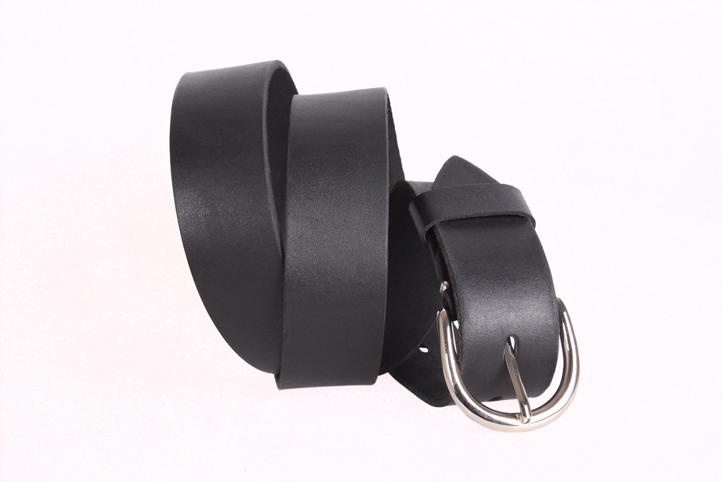 Жіночий ремінь з натуральної шкіри 27-1993 чорний, фото 1