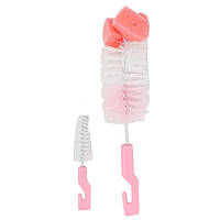 Набор ершиков для мытья бутылочек MGZ-0211(Pink) 2 шт kr