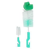 Набор ершиков для мытья бутылочек MGZ-0211(Green) 2 шт kr