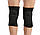 Регульований бандаж для колінного суглоба чорний, спандекс, без ребер жорсткості, фото 10