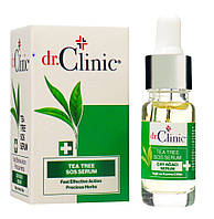 Сироватка з олією чайного дерева Dr.Clinic 10мл (відбілює, лікує дерматит, екзему, фурункульоз, лишаї)