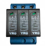 Ограничитель перенапряжения YRO-YRSP-D2 1500VDC/3P (T1+T2)