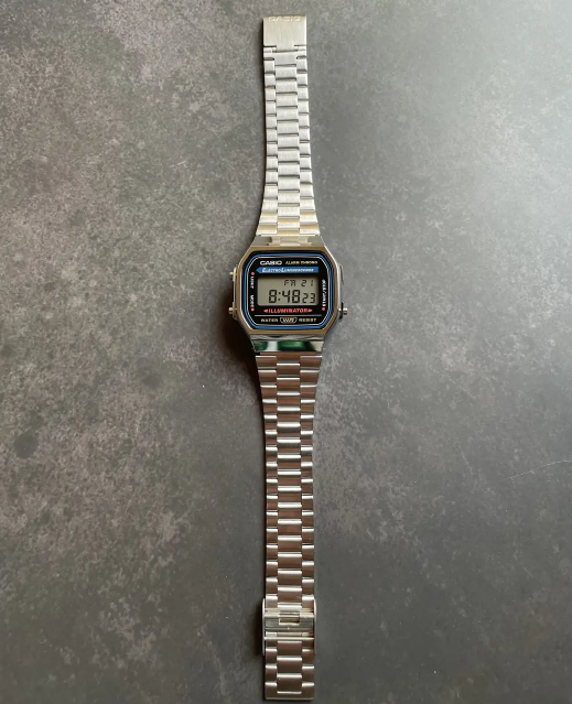 Наручные часы retro кварцевые Casio A168WA-1 Vintage часы в ретро стиле - фото 4 - id-p2128528599