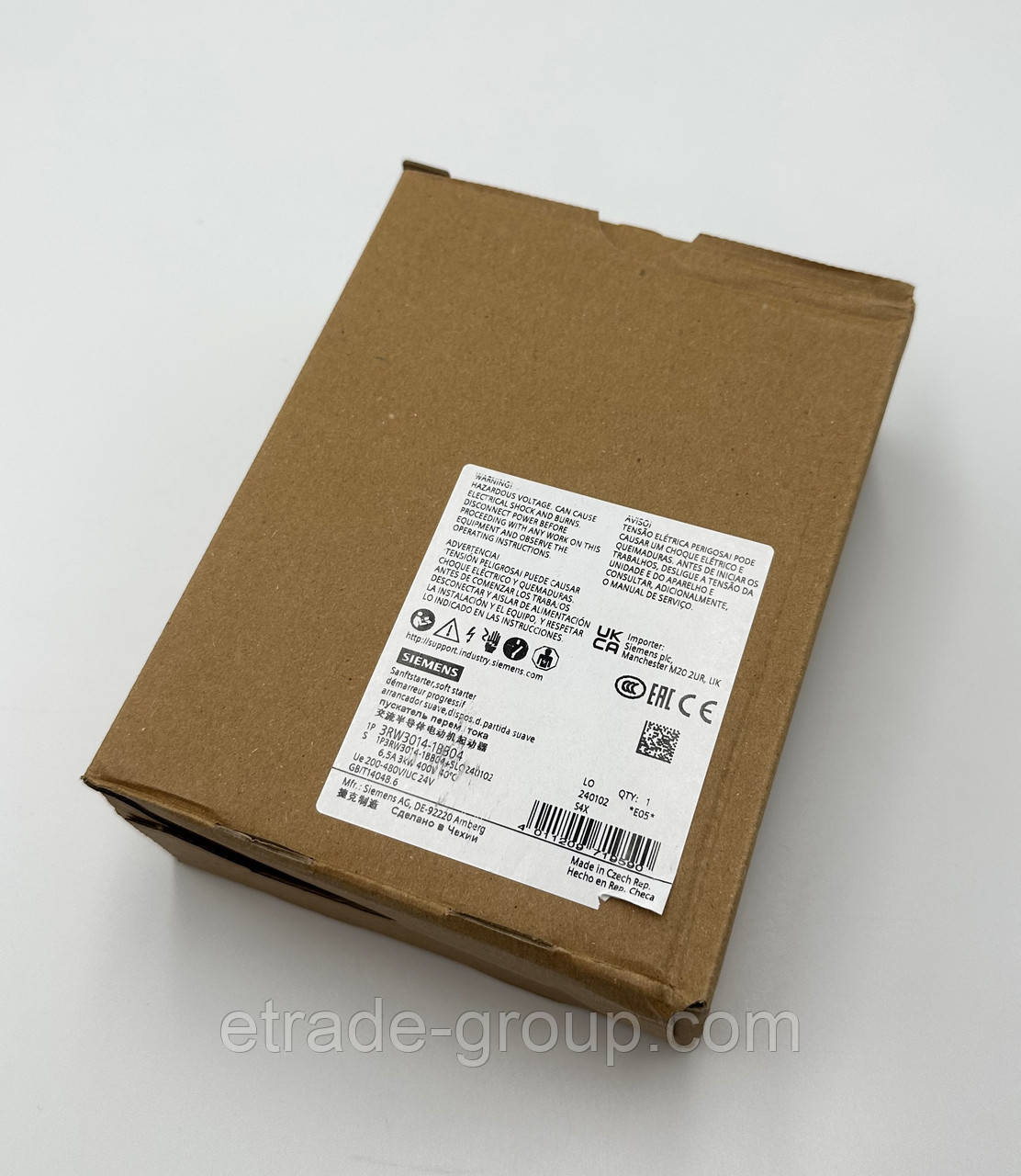 Пристрій плавного пуску Siemens 3RW3014-1BB04 SIRIUS