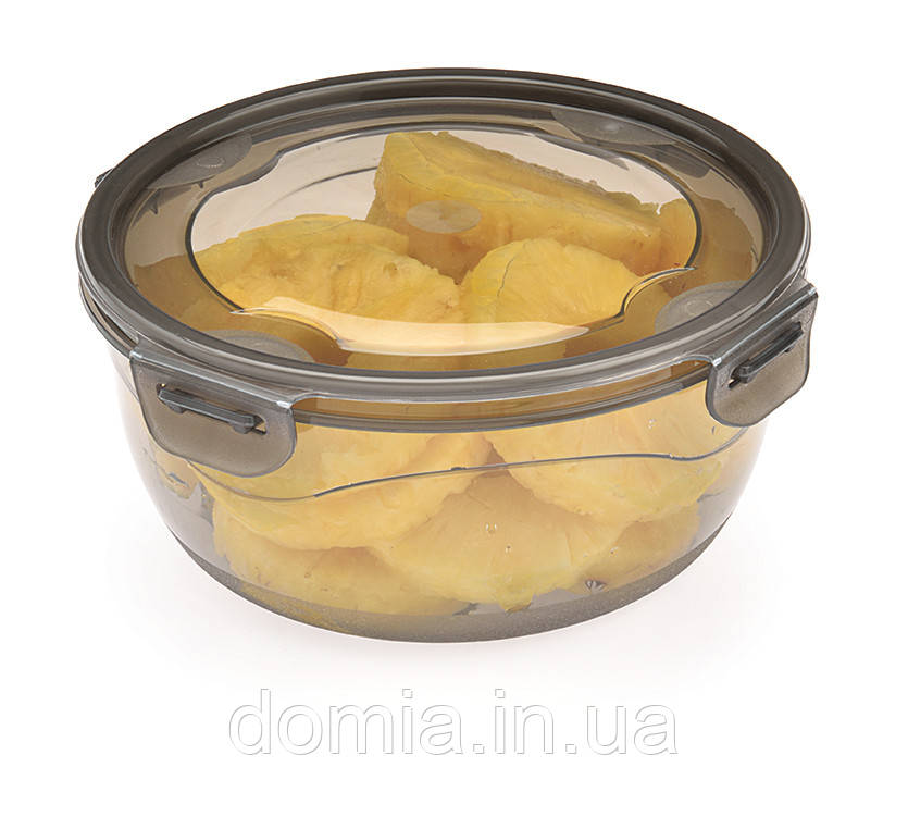 Контейнер LOCK & FIT SMOKED круглий ACSAN plastik 1,9 л, М-1584