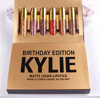 Набор матовых помад KYLIE Birthday Edition Gold, отличный товар