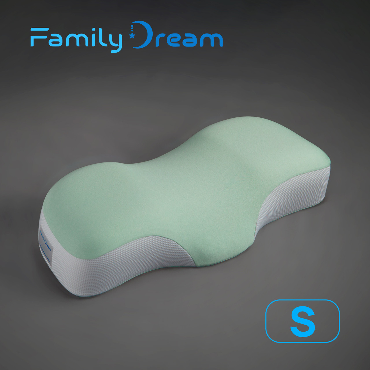 Дитяча ортопедична подушка для сну Family Dream® S (зріст користувача 135-145 см) Вік 10-13 років м'ята, фото 1