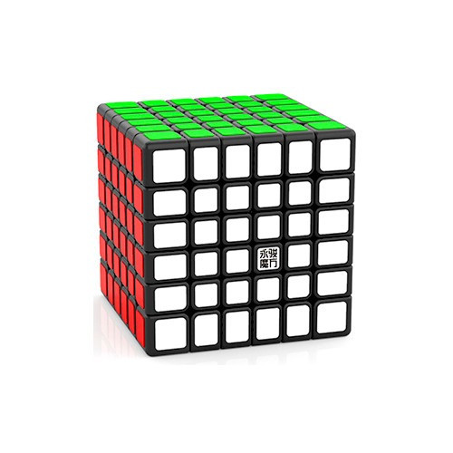 Кубик Рубіка YJ Yushi 6x6x6 v2 M Магнітний Чорний, фото 1