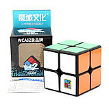 Кубик Рубіка Moyu Cubing Classroom Meilong 2x2 Black, фото 3