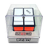 Кубик Рубіка QiYi Magnetic 2x2 black Магнітний, фото 2