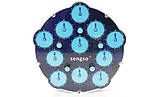 Головоломка Годинник Рубіка SengSo 5x5 Magnetic Clock, фото 3