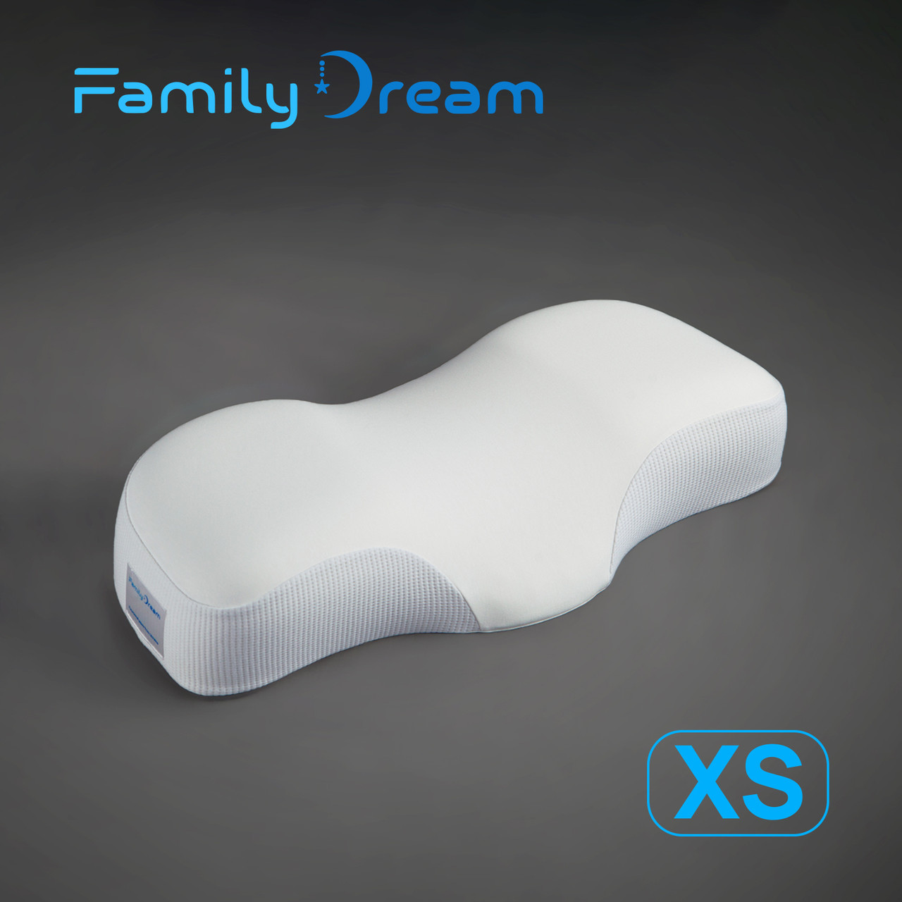Дитяча ортопедична подушка для сну Family Dream XS (зріст 125-135 см) Вік 7-10 років молочний