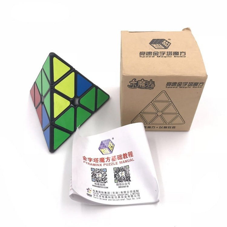 Головоломка Пірамідка YuXin Little Magic Pyraminx Cube, фото 1