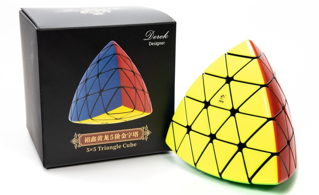 Головоломка Пірамідка YuXin Huanglong 5x5 Pyraminx, фото 1