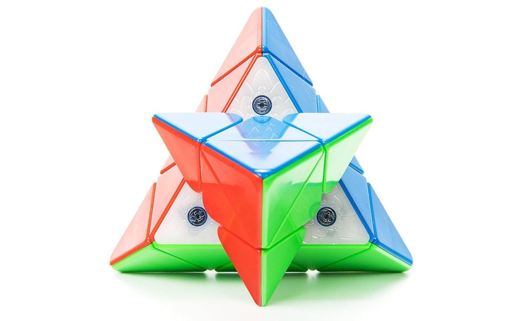 Головоломка Пірамідка MoYu Weilong Pyraminx Magnetic, фото 1