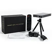 Портативний мініпроєктор з акумулятором і пультом P8 SMART MINI PROJECTOR, багатофункційний проєктор