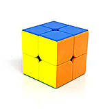 Кубик Рубіка MoYu Meilong M 2x2 Black  Магнітний, фото 6