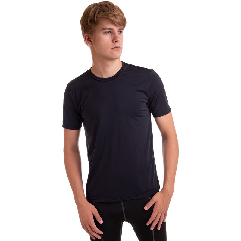 Футболка чоловіча спортивна Domino 1909 розмір 2XL (180-185 см) Black