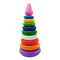 Дитяча пірамідка "Конус" ТехноК 2360TXK 31 см Рожевий