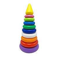 Дитяча пірамідка "Конус" ТехноК 2360TXK 31 см Жовтий