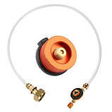 Перехідник для зарядки газових балонів перехідник пальника під цанговий балон, фото 4