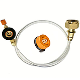 Перехідник для зарядки газових балонів перехідник пальника під цанговий балон, фото 9