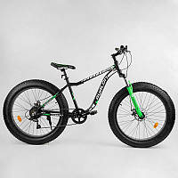 Велосипед Спортивный CORSO "Avalon" 26" дюймов 95583 (1) ФЕТБАЙК, рама алюминиевая, оборудование Shimano