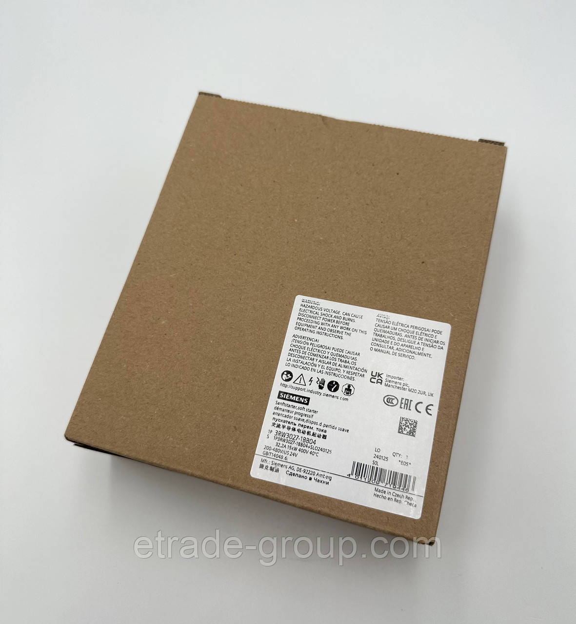 Пристрій плавного пуску Siemens 3RW3027-1BB04 SIRIUS