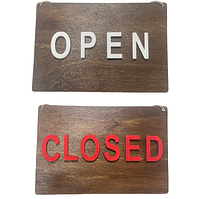Табличка Open / Closed Відчинено / Зачинено